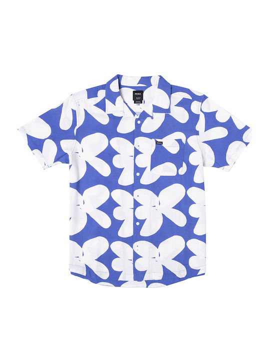 Bailey Elder Short-sleeved Cotton Shirt Floral Multicolour