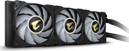 Gigabyte Aorus Waterforce X 360 CPU Water Cooling Triple Fan 120mm for Socket AM4/AM5/1200/115x with ARGB Lighting