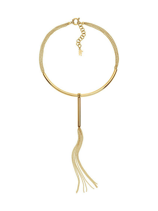 Folli Follie Necklace Gold Plated