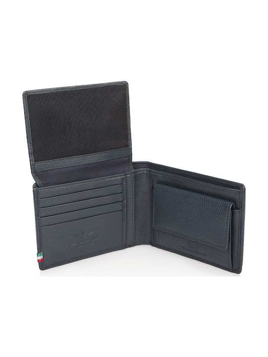 Aeronautica Militare AM-103 Men's Leather Wallet Blue