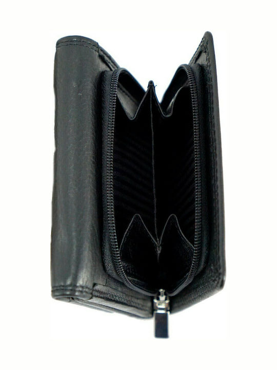335 Small Leather Women's Wallet Classic Black