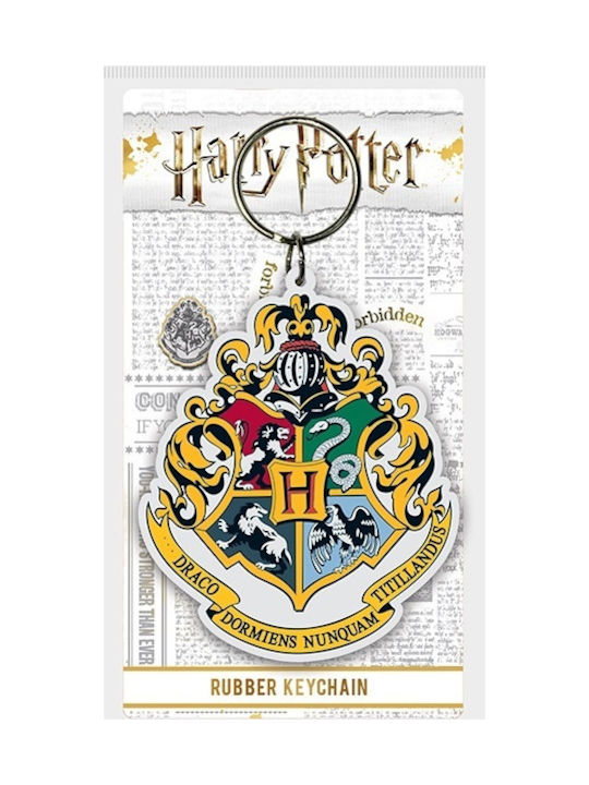 Pyramid International Schlüsselanhänger Hogwarts Crest Kunststoff Gelb