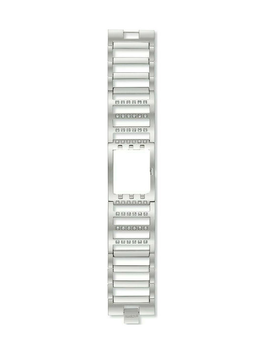 Swatch Μεταλλικό Μπρασελέ Ασημί 16mm