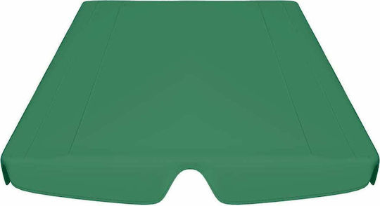 vidaXL Swing Fabric Green with PVC Coating 1.86x2.48m