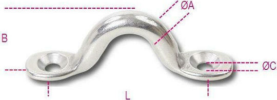 Beta Tool Accessory Clamps "Ω" Stainless Steel 082900205