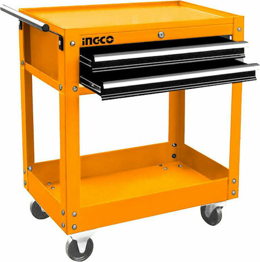Ingco Rollbar Metallisch Werkzeugkiste B71.9xT36.5xH66.3cm