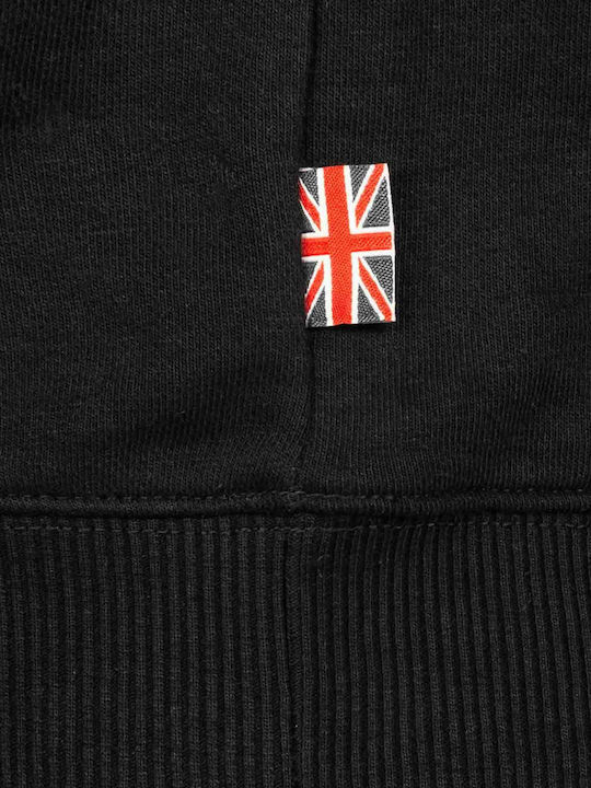 Claughton Sweatshirt mit Kapuze Schwarz