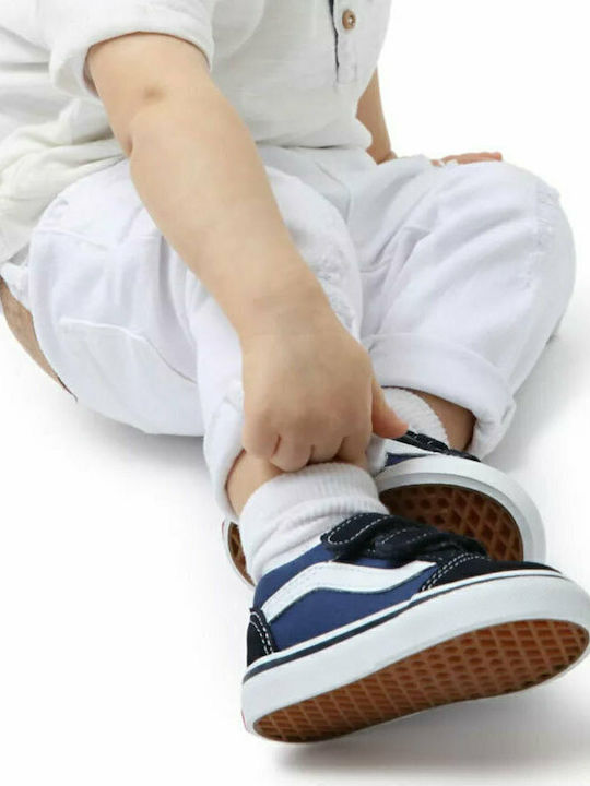 Old Skool OLD SKOOL V Kids Sneakers with Scratch Blue