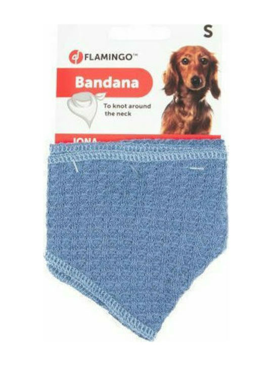 Flamingo Iona Dog Bandana Bandana for Dogs S Blue 50x22cm in Blue Color