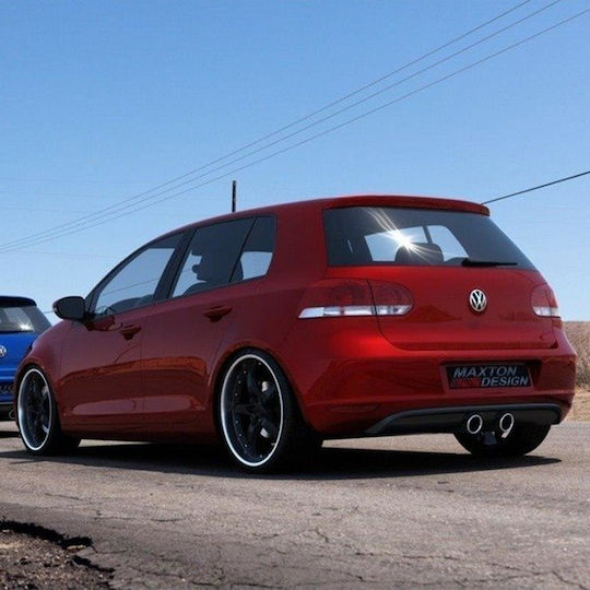 Maxton Design Diffuser Αυτοκινήτου Πίσω Συμβατό με Volkswagen Golf VI 2008-2012