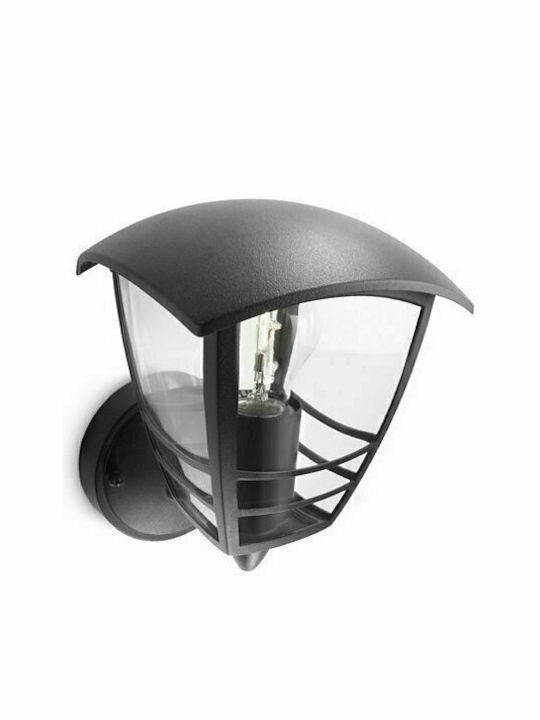 Philips Wall-Mounted Outdoor Lantern E27 Black