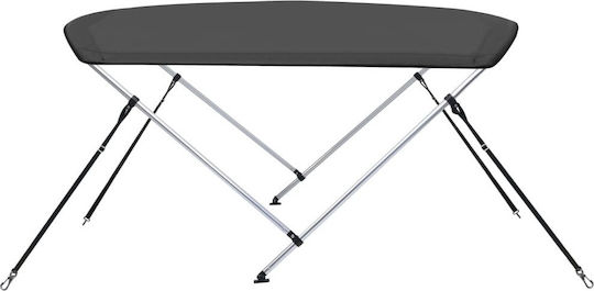 vidaXL Τέντα Σκάφους με 2 Αψίδες 150x120x110cm Ανθρακί