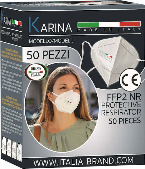 Brand Italia Karina L4 4ply NR Protective Mask FFP2 Fuchsia BR150-20 10pcs