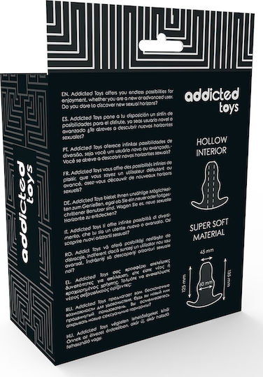 Addicted Toys Addicted Toys Big Hollow Tunnel Butt Plug Anal Plug Transparent 13cm