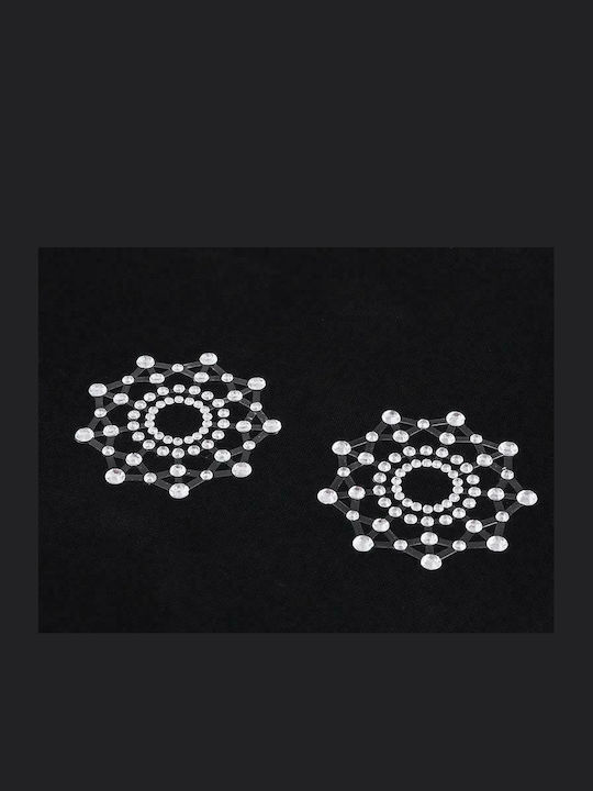 Fetish Addict Snowflake Nipple Covers Λευκά