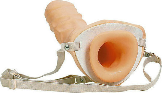 Seven Creations Strap-on Hollow Extender Man Harnașament cu Dildo 16cm în Culoare Flesh