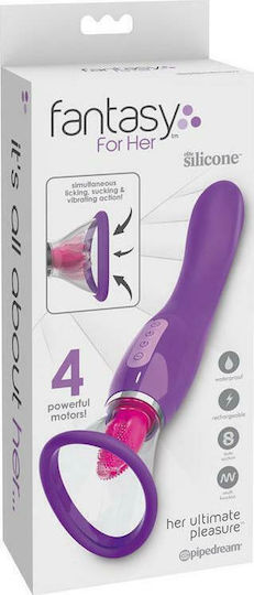 Pipedream Fantasy For Her Ultimate Pleasure Αναρροφητής Αιδοίου με Δόνηση Purple