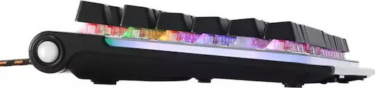 Canyon Interceptor Гейминг Механична Клавиатура с Outemu Red суичове и RGB подсветка (Английски US) Сребрист