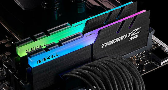 G.Skill Trident Z RGB 64GB DDR4 RAM with 2 Modules (2x32GB) and 3600 Speed for Desktop