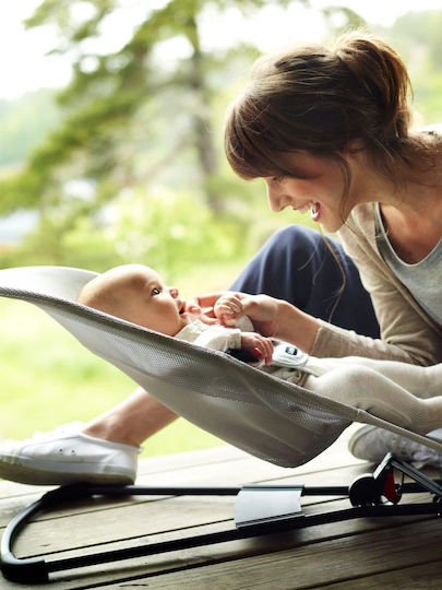 BabyBjorn Handbuch Baby Relax Balance Soft Mesh Mesh Silver/White für Kind bis 13kg