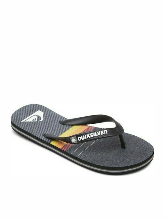 Quiksilver Kids' Flip Flops Black Molokai More Core