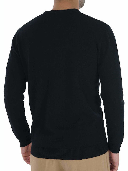 Gabba Gormely Herren Langarm-Pullover Schwarz