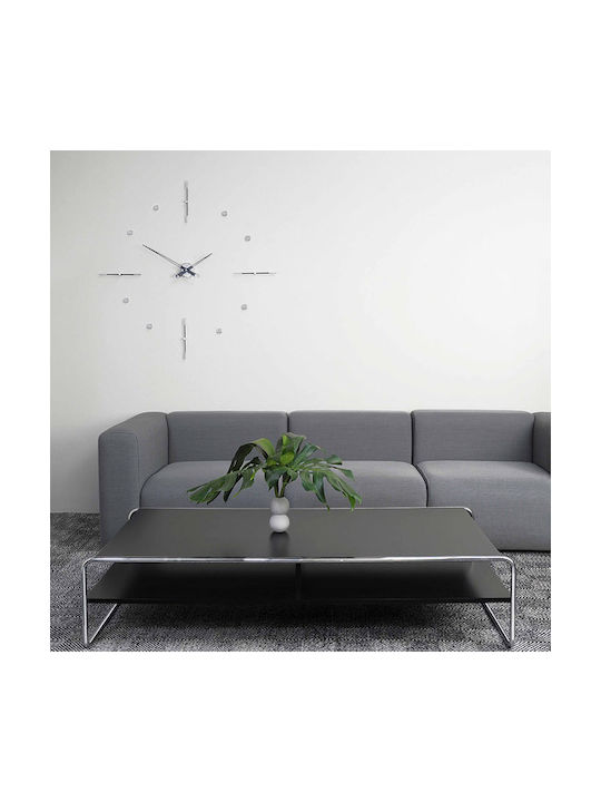 Nomon Mixto I Wall Clock Metallic Black