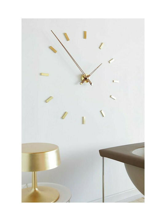 Nomon Tacon G Wall Clock Sticker Metallic Gold