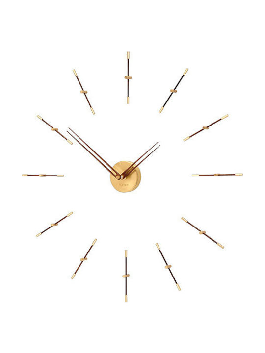 Nomon Mini Merlin G Wall Clock Metallic