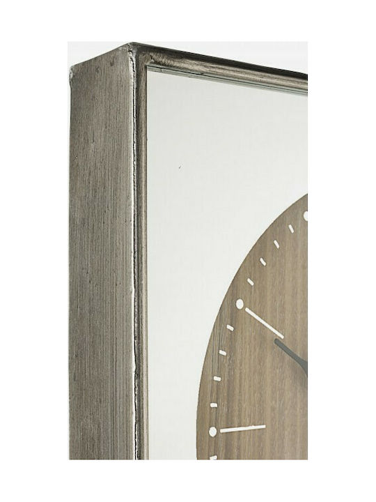 Bizzotto Ticking Wanduhr Metallisch Silver 35x80cm
