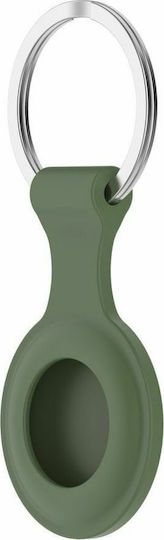 Tech-Protect Icon Θήκη Μπρελόκ Σιλικόνης για AirTag Army Green