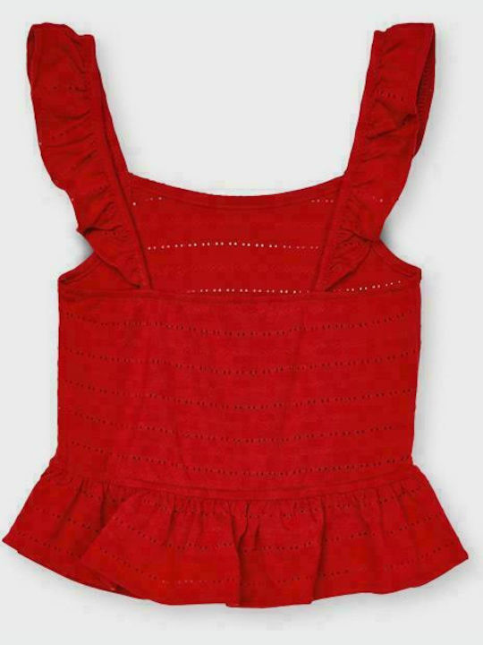 Mayoral Kids Blouse Sleeveless Red