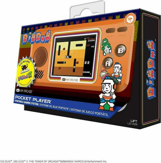 Dreamgear Dig Dug Elektronische Handheld-Spielkonsole für Kinder