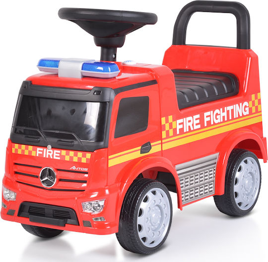 Moni Mercedes Antos 657 Fire Количка Езда На За 12+ Месеца Червена