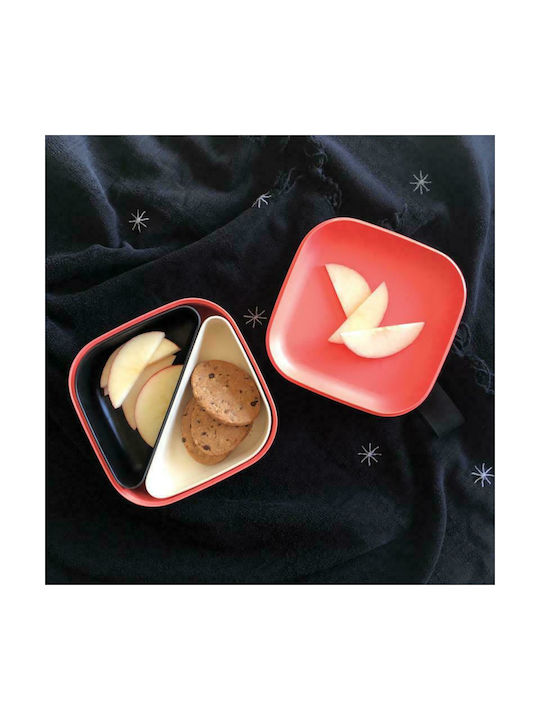Ekobo Bamboo Lunch Box Coral 15x15cm