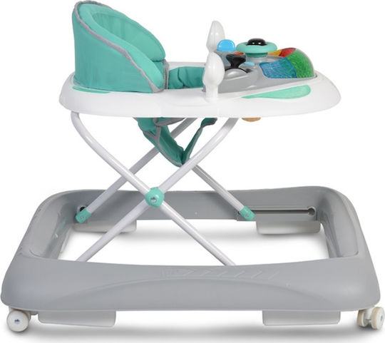 Cangaroo Sharky Baby Walker with Music for 6+ Months Green