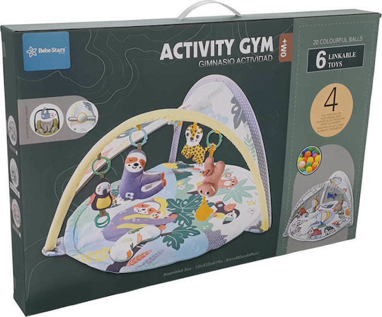 Bebe Stars Jungle Baby Playmat for Newborns
