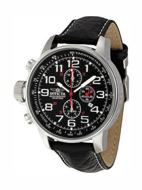 Invicta I-Force Ρολόι Μπαταρίας με Δερμάτινο Λουράκι Invicta I-Force Ρολόι Μπαταρίας με Δερμάτινο Λουράκι