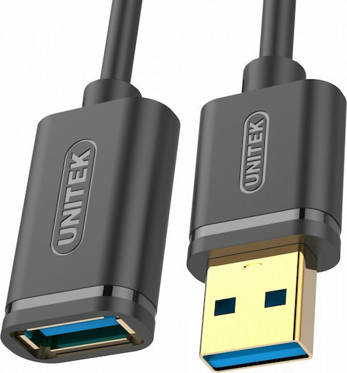 Unitek 1m USB 3.0 Cable A-Male to A-Female (Y-C457GBK)