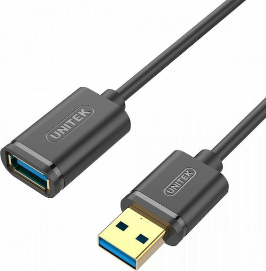 Unitek 1m USB 3.0 Cable A-Male to A-Female (Y-C457GBK)