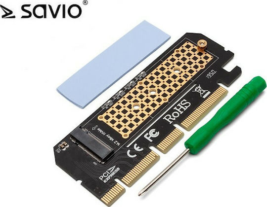 Savio Κарта PCIe в порт M.2 (AK-41)