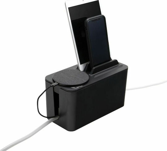 Bluelounge Cablebox Mini Kabelbox Schwarz 1Stück