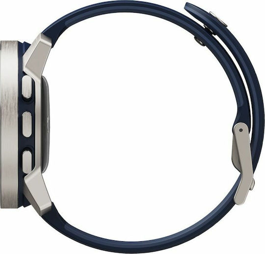 Suunto 9 Peak Titanium 43mm Αδιάβροχο Smartwatch με Παλμογράφο (Granite Blue Titanium)