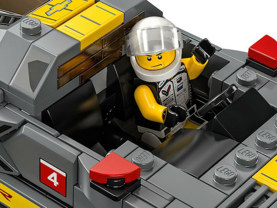 LEGO Speed Champions Chevrolet Corvette C8.R Race Car and 1968 Chevrolet Corvette for 8+ Years