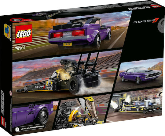 LEGO Speed Champions Mopar Dodge/SRT Top Fuel Dragster и 1970 Dodge Challenger T/A за 8+ години