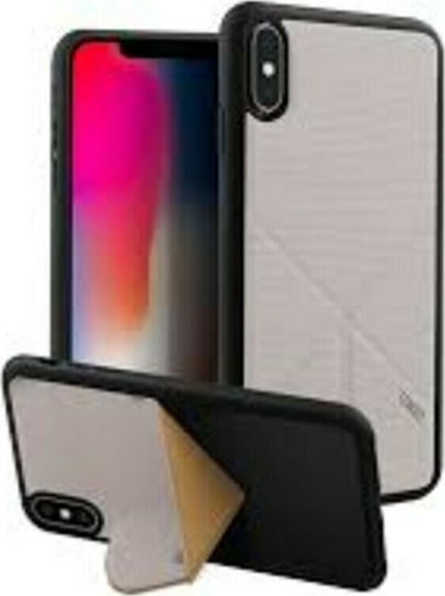 Uniq Transforma Ligne Back Cover Πλαστικό Γκρι (iPhone X / Xs)