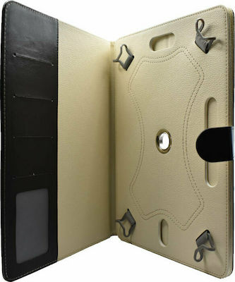 Stand Flip Cover Synthetic Leather Black (Universal 8")