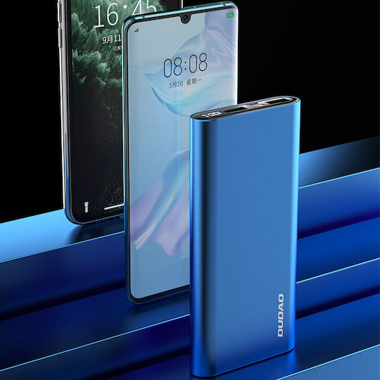 Dudao K14H Baterie Externă 10000mAh 20W Cu Port USB-A și Port USB-C Power Delivery / Încărcare Rapidă Albastră