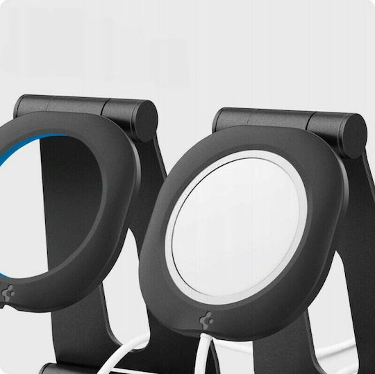 Spigen MagFit Βάση Φόρτισης MagSafe σε Μαύρο χρώμα