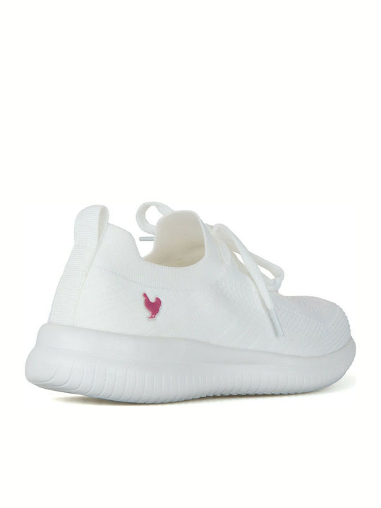 Sara Γυναικεία Sneakers Λευκά